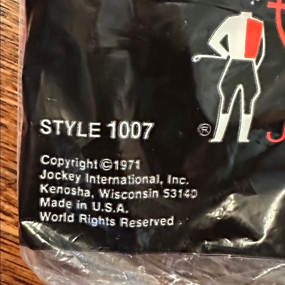 Vtg  1971 New in Packaging Jockey Classic‎ White Cotton Classic Briefs- size 38